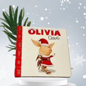 OLIVIA Claus Lg Hardback Book Christmas +5 other titles